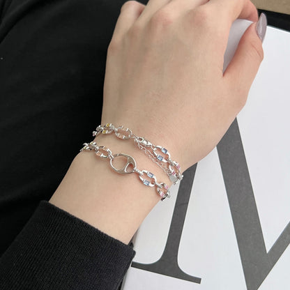 [Clara Jewels]Dazzling Colorful Daily Bracelet