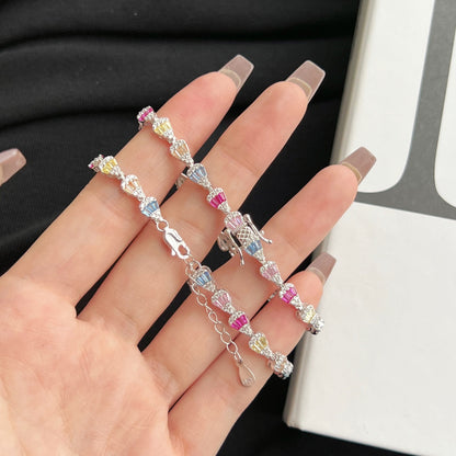 [Clara Jewels]Radiant Water Drop Shape Daily Bracelet