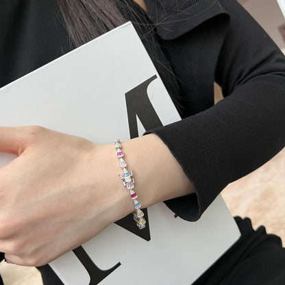 [Clara Jewels]Radiant Water Drop Shape Daily Bracelet