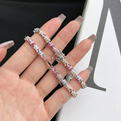 [Clara Jewels]Radiant Colorful Emerald Cut Party Bracelet