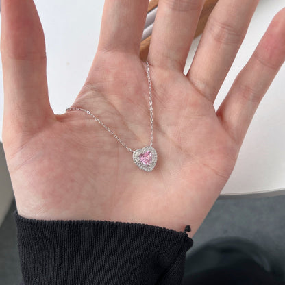 [Clara Jewels]Exquisite Heart Shape Necklace