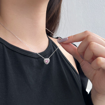 [Clara Jewels]Exquisite Heart Shape Necklace