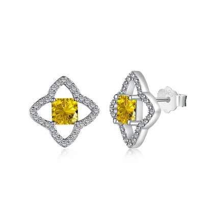 [Clara Jewels]Elegant Star Shape Princess Cut Daily Earrings