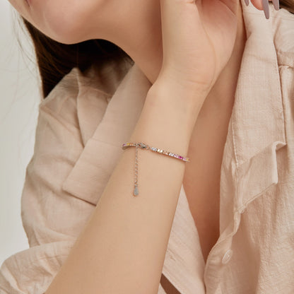 [Clara Jewels]Delicate Romantic Heart Shape Lover Bracelet