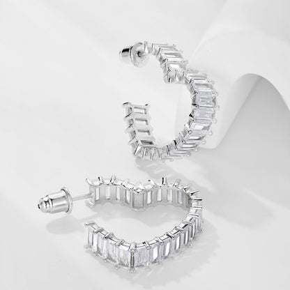 [Clara Jewels]Radiant Heart Cutout Earrings