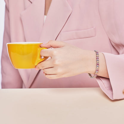 [Clara Jewels]Ornate Sparkling Round Cut Party Bracelet