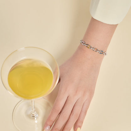 [Clara Jewels]Dazzling Colorful Daily Bracelet