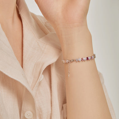 [Clara Jewels]Radiant Colorful Round Shape Daily Bracelet