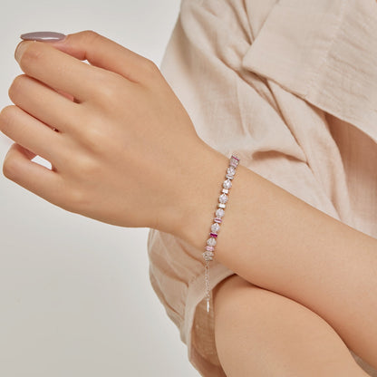 [Clara Jewels]Radiant Colorful Round Shape Daily Bracelet