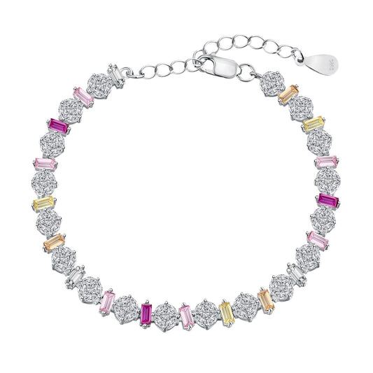 [Clara Jewels]Radiant Colorful Round Shape Daily Bracelet