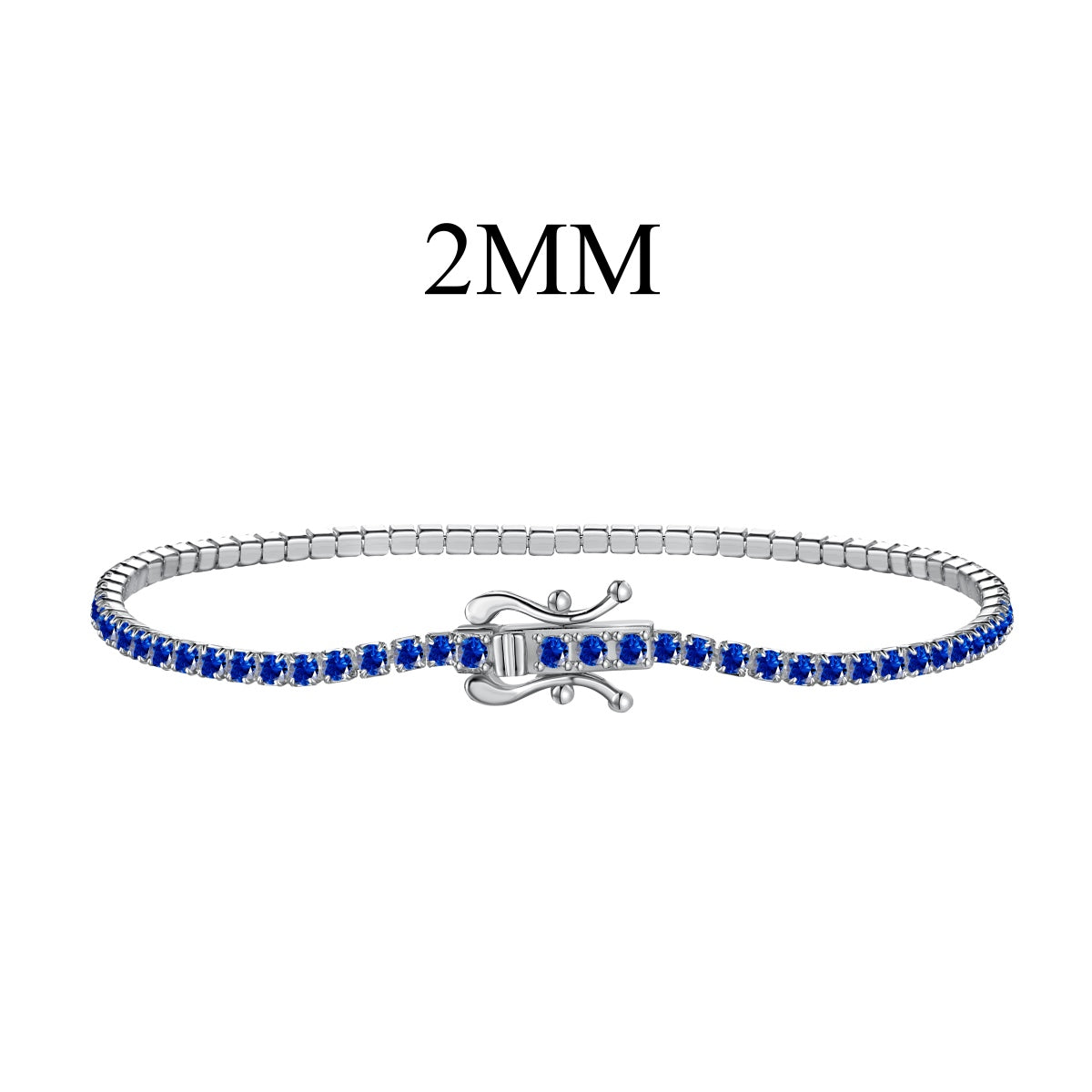 [Clara Jewels]Radiant Colorful Round Cut Party Bracelet