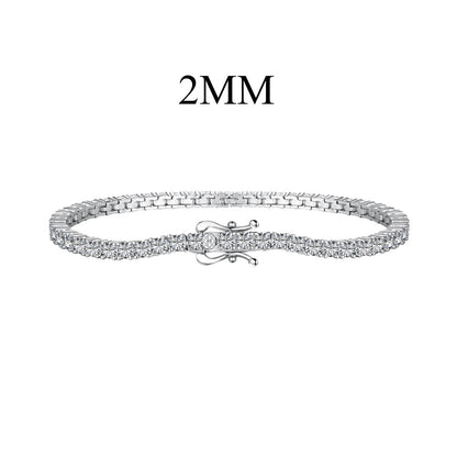 [Clara Jewels]Dazzling Exquisite Round Cut Daily Bracelet