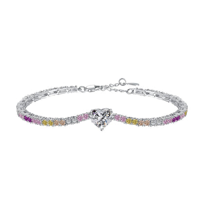 [Clara Jewels]Delicate Romantic Heart Shape Lover Bracelet