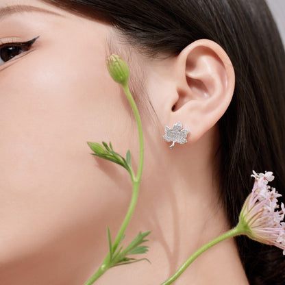 [Clara Jewels]Exquisite Maple Leaf Design Earrings