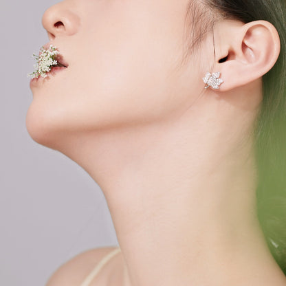 [Clara Jewels]Exquisite Maple Leaf Design Earrings