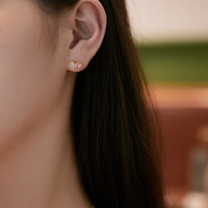 [Clara Jewels]Dazzling Elegant Heart Cut Lover Earrings