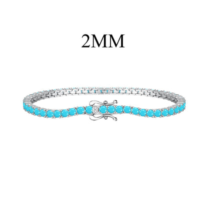 [Clara Jewels]Dazzling Exquisite Round Cut Daily Bracelet