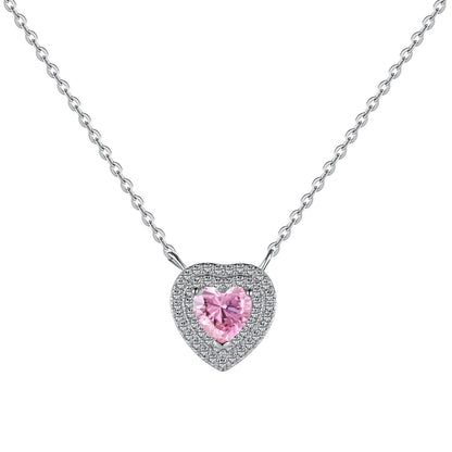 [Clara Jewels]Exquisite Heart Shape Necklace
