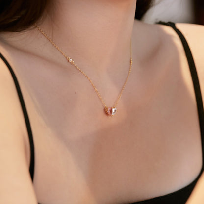 [Clara Jewels]Unique Heart Shape Necklace
