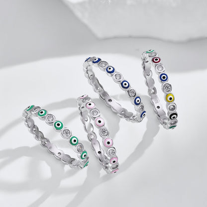 [Clara Jewels]Sparkling Vibrant Round Shape Daily Ring