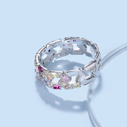 [Clara Jewels]Sparkling Vibrant Emerald Cut Daily Ring