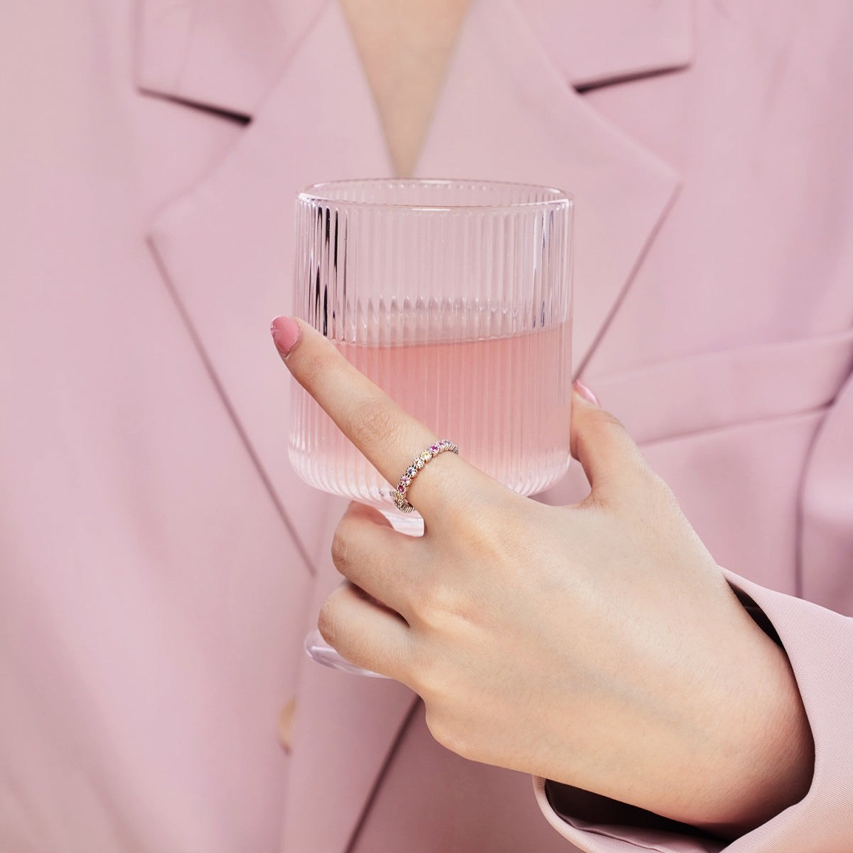 [Clara Jewels]Exquisite Colorful Round Cut Party Ring