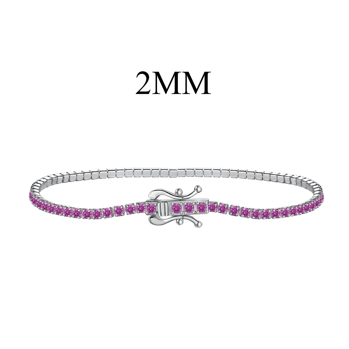 [Clara Jewels]Radiant Colorful Round Cut Party Bracelet