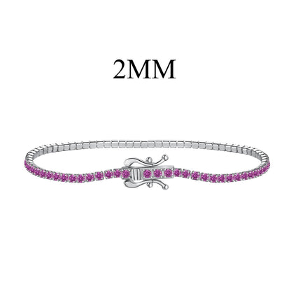 [Clara Jewels]Radiant Colorful Round Cut Party Bracelet