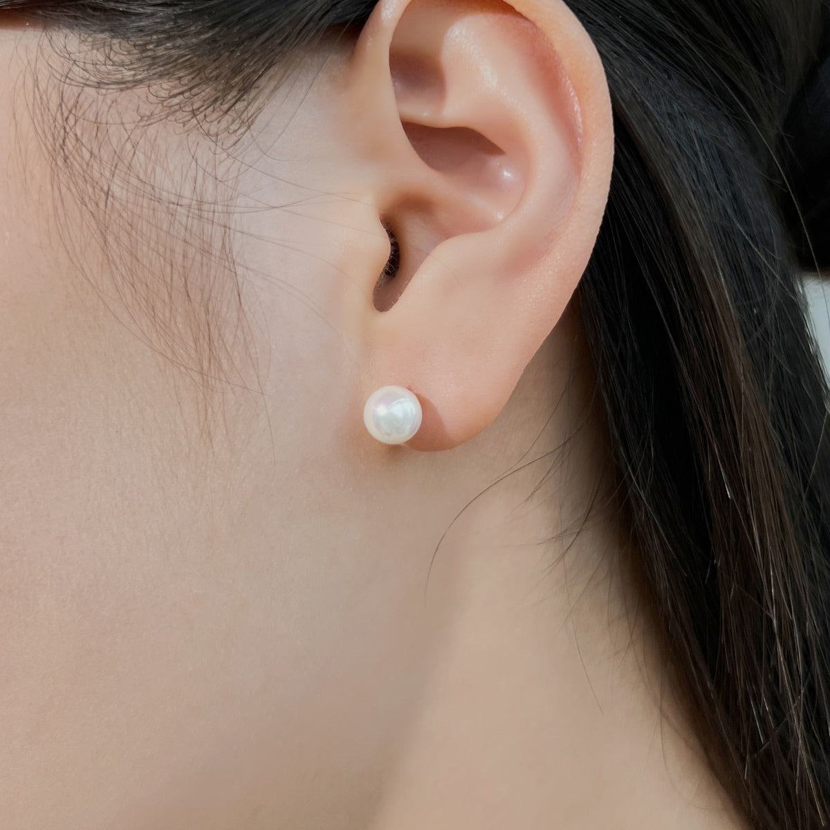 [Clara Jewels]Delicate Pearl Earrings