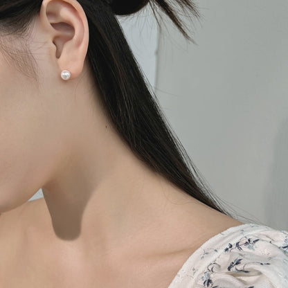 [Clara Jewels]Delicate Pearl Earrings