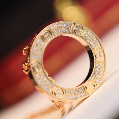 [Clara Jewels]LOVE NECKLACE ADJUSTABLE ROSE GOLD