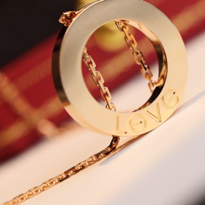 [Clara Jewels]LOVE NECKLACE ADJUSTABLE ROSE GOLD