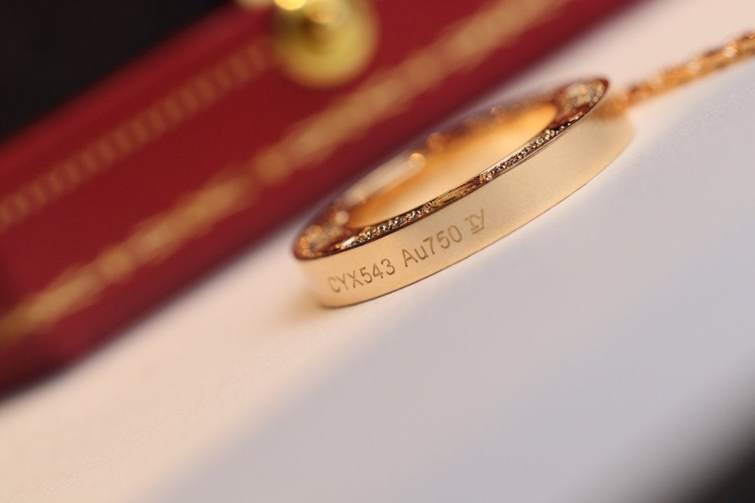 [Clara Jewels]LOVE NECKLACE ADJUSTABLE ROSE GOLD