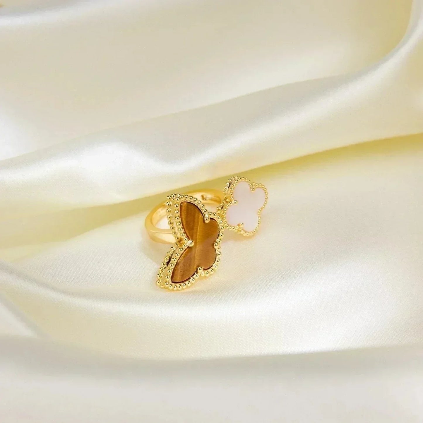 [Clara Jewels]LUCKY BETWEEN THE FINGER RING