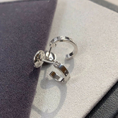 [Clara Jewels]LOVE EARRINGS 2.65MM SILVER