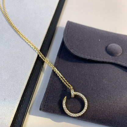 [Clara Jewels]JUSTE NECKLACE GOLD DIAMONDS