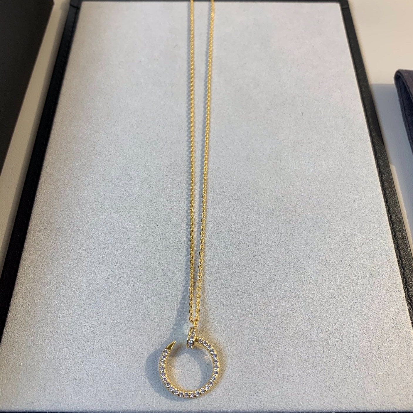 [Clara Jewels]JUSTE NECKLACE GOLD DIAMONDS