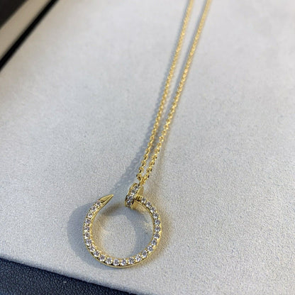 [Clara Jewels]JUSTE NECKLACE GOLD DIAMONDS