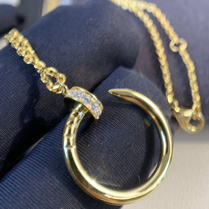 [Clara Jewels]JUSTE NECKLACE GOLD DIAMONDS