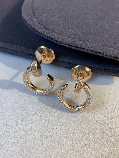 [Clara Jewels]JUSTE EARRINGS GOLD DIAMONDS
