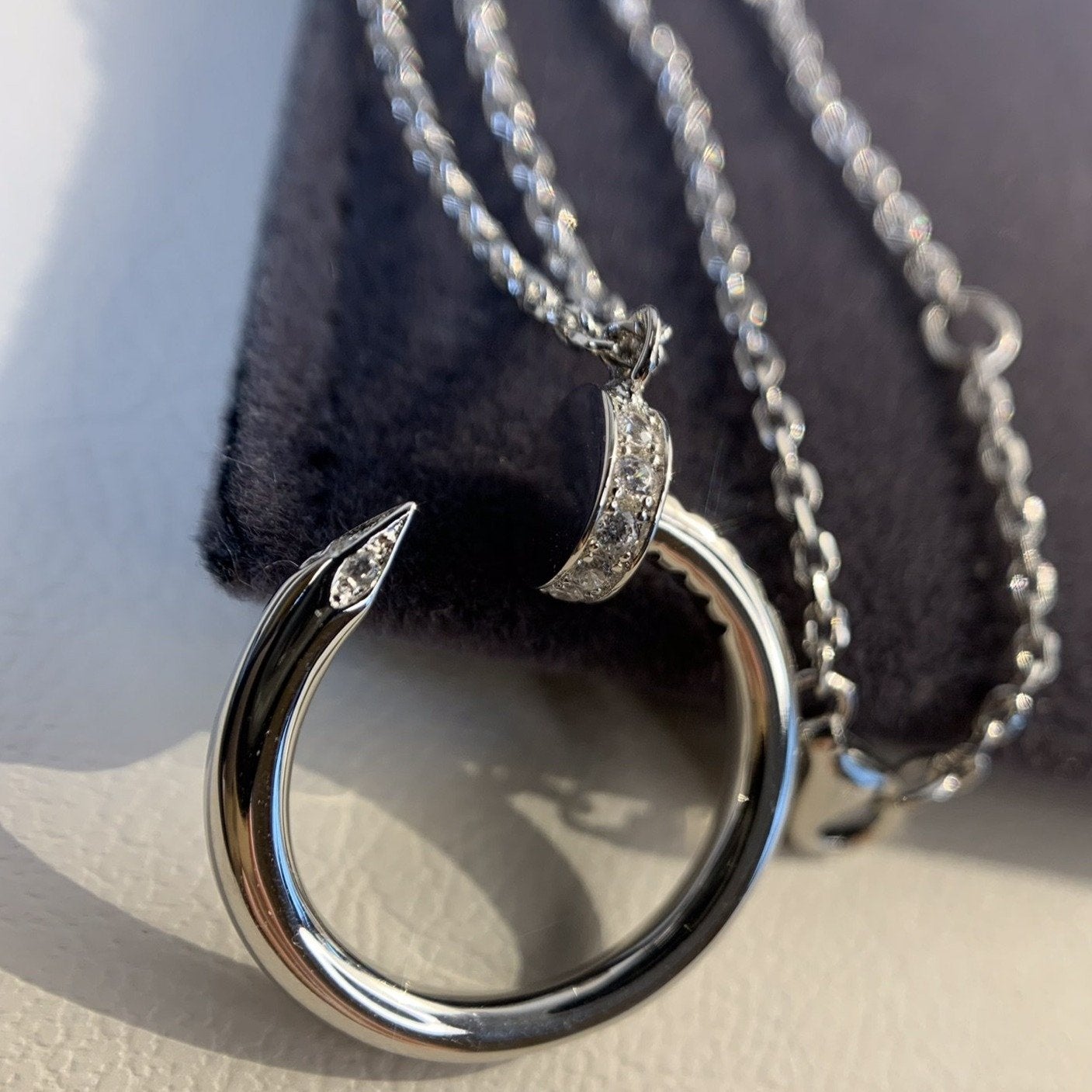 [Clara Jewels]JUSTE NECKLACE SILVER