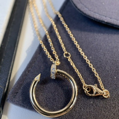 [Clara Jewels]JUSTE NECKLACE PINK GOLD