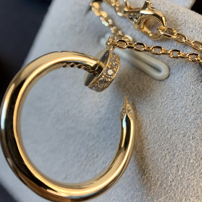 [Clara Jewels]JUSTE NECKLACE PINK GOLD