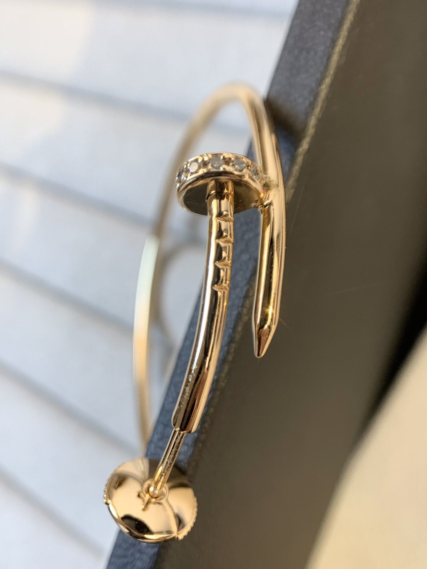 [Clara Jewels]JUSTE EARRINGS GOLD DIAMONDS 1.8MM