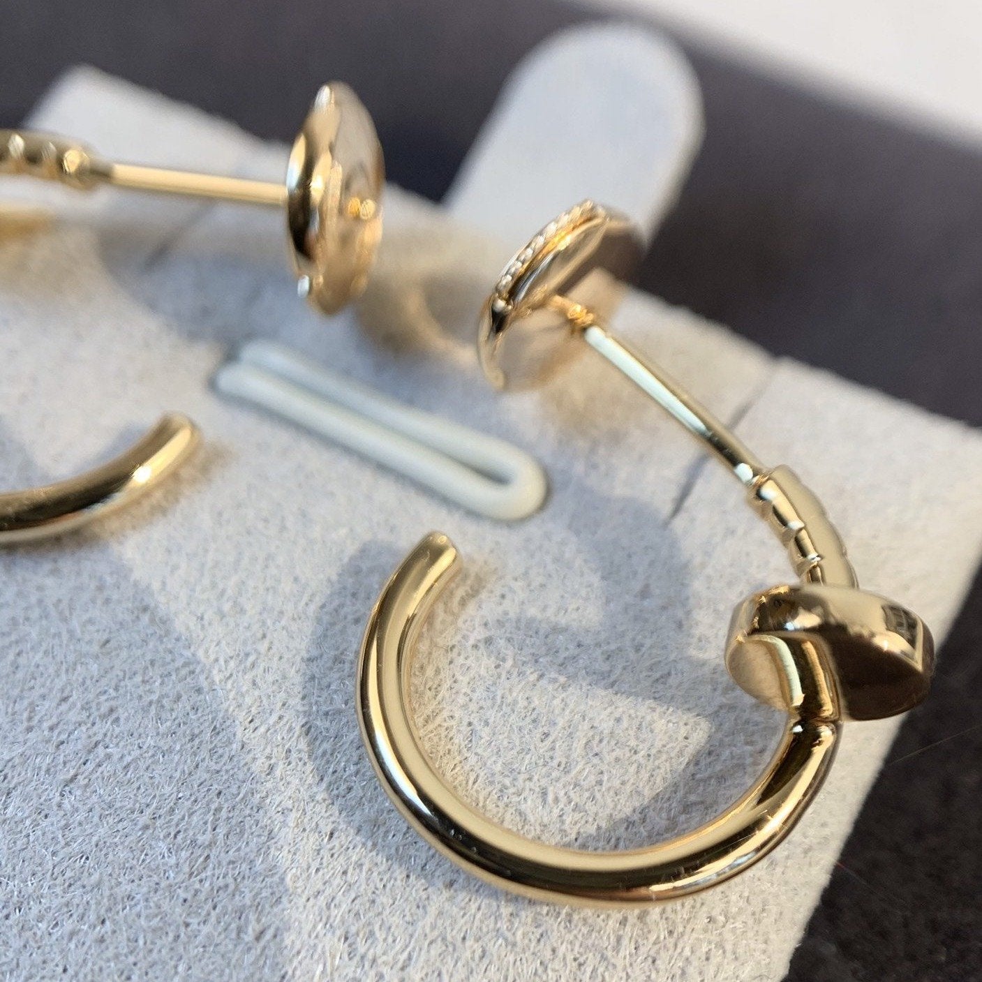 [Clara Jewels]JUSTE EARRINGS PINK GOLD