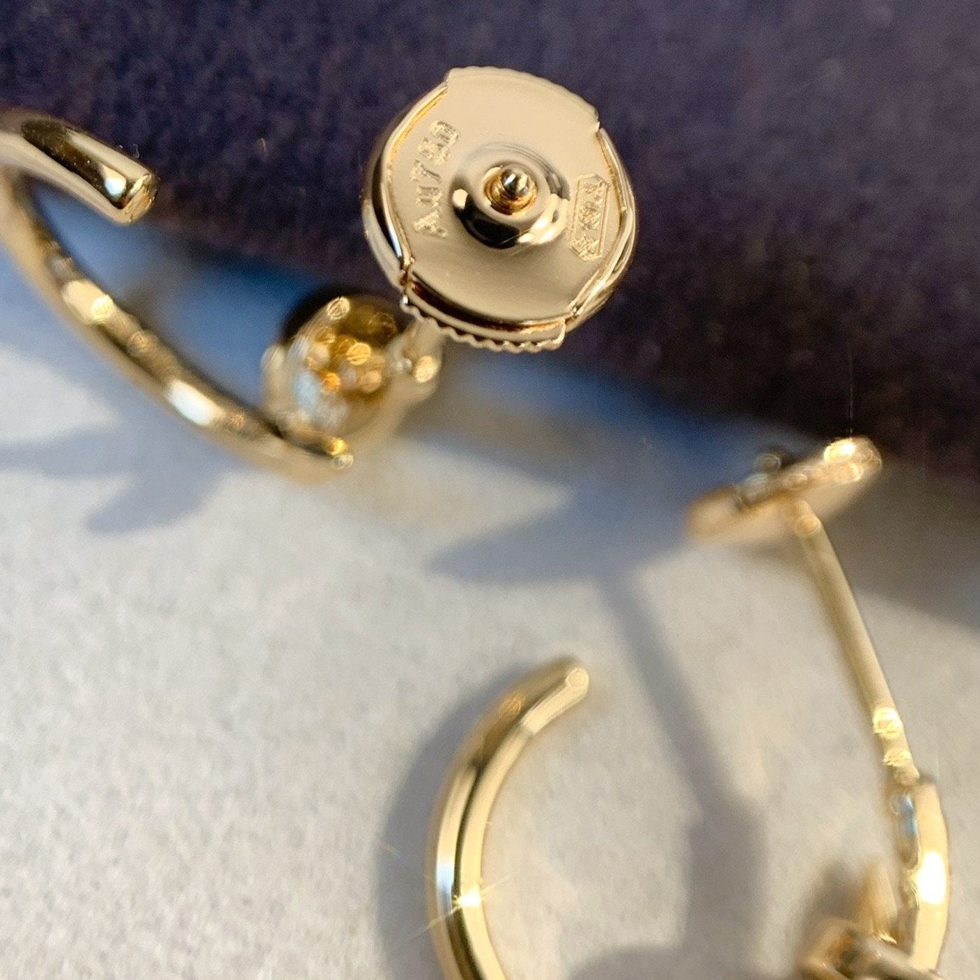 [Clara Jewels]JUSTE EARRINGS PINK GOLD