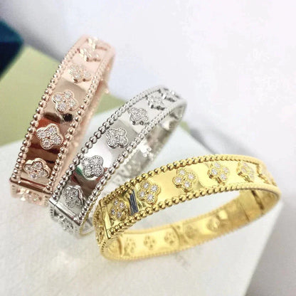 [Clara Jewels]CLOVER BRACELET 8MM DIAMONDS