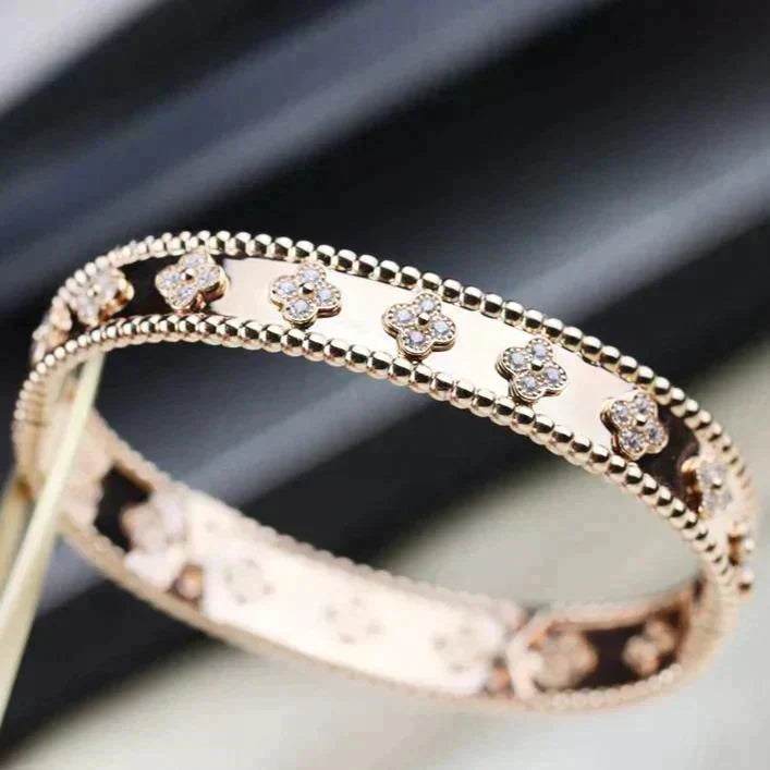 [Clara Jewels]CLOVER BRACELET 8MM DIAMONDS