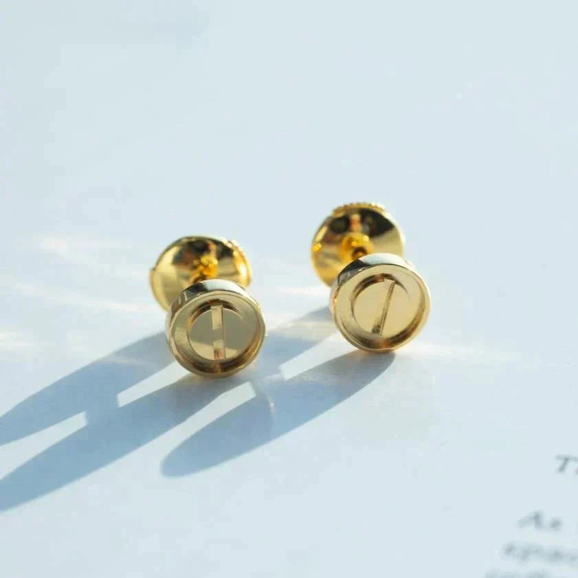 [Clara Jewels]LOVE EARRINGS GOLD 10MM