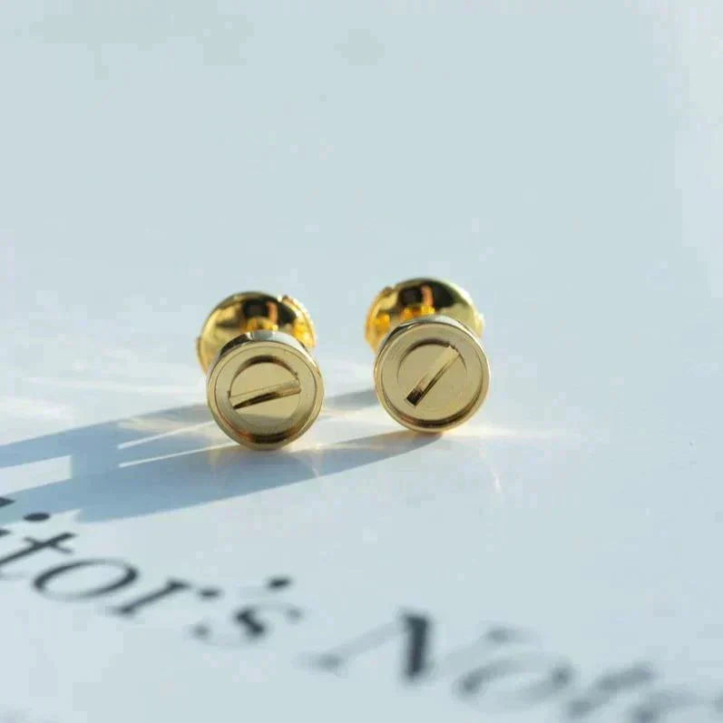 [Clara Jewels]LOVE EARRINGS GOLD 10MM